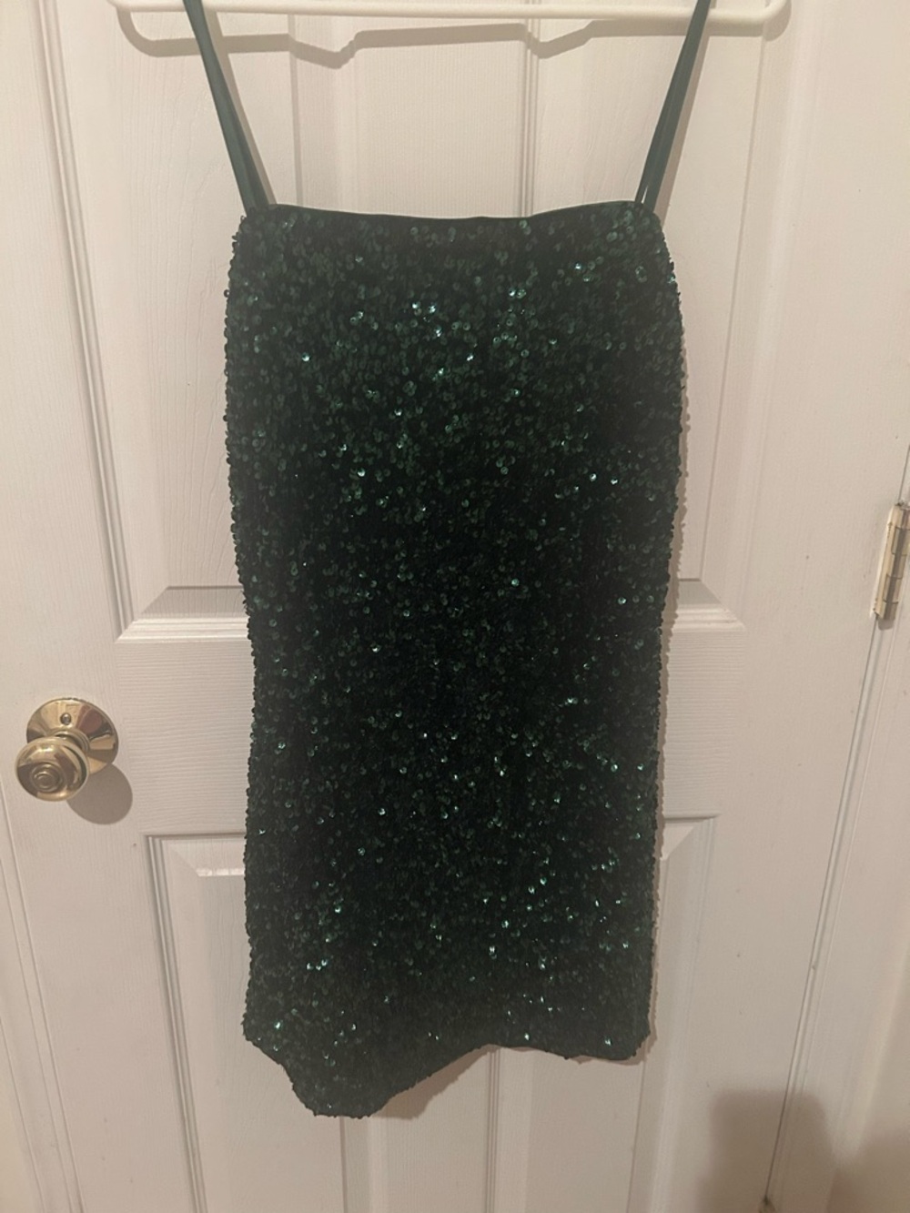 Cupshe Emerald Sequin Party Dress